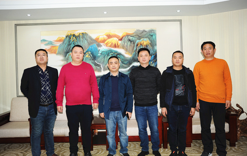 湖南太豐礦業(yè)集團副總劉著輝一行蒞臨開元集團訪問交流